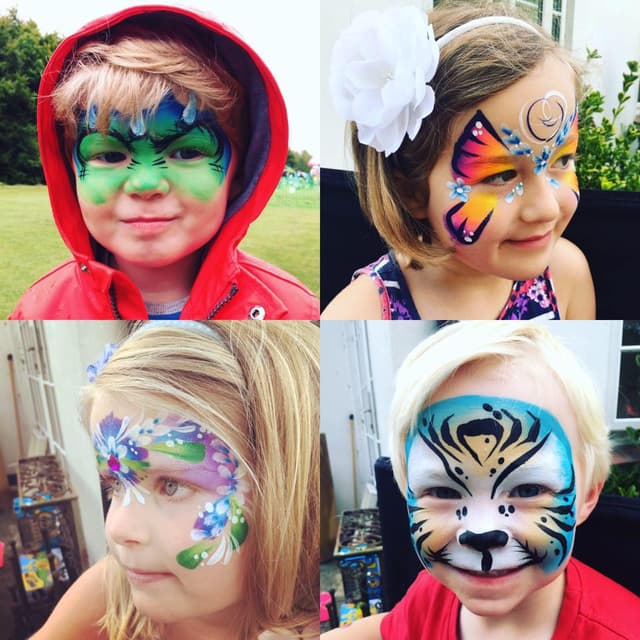 Rainbow Cat Face Painting